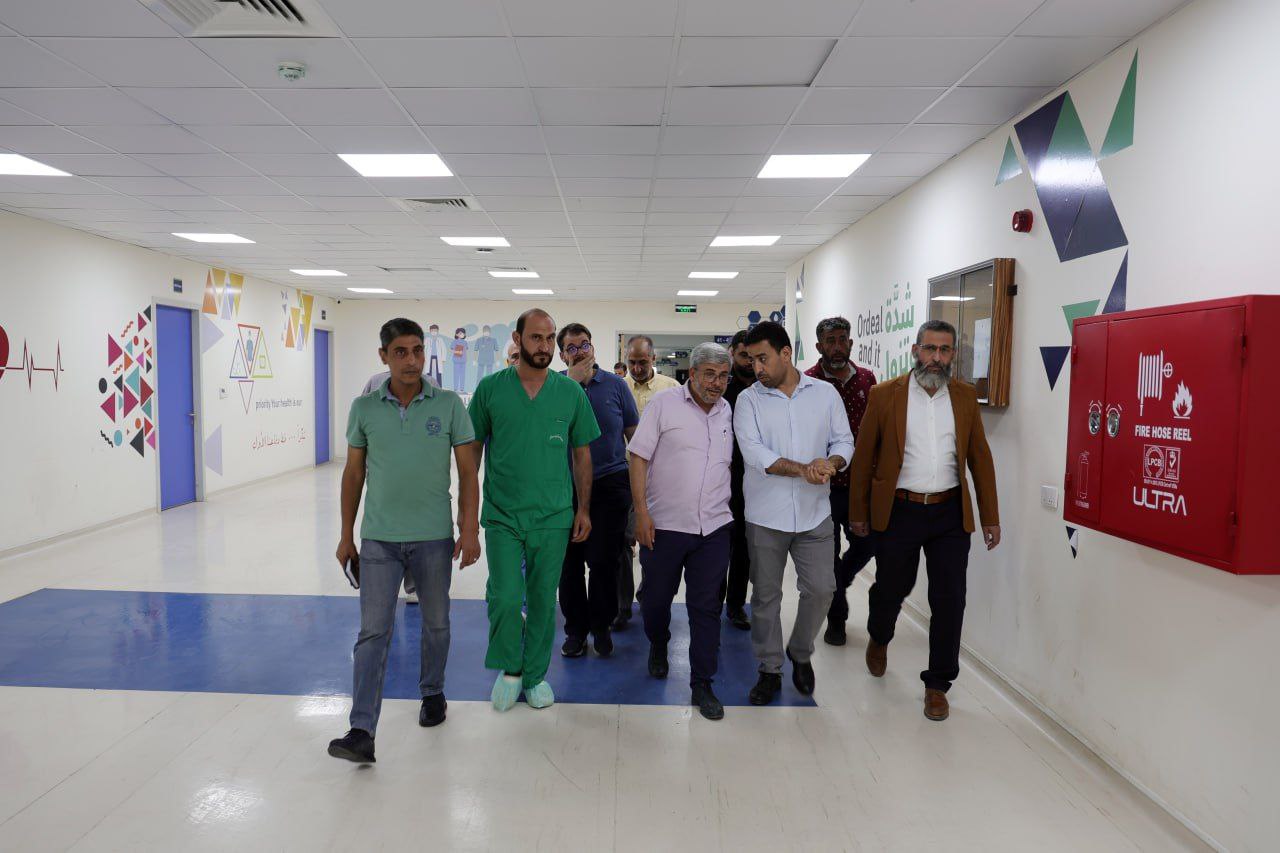 أجرى وزير الصحة الدكتور "مصعب العلي" جولة تفقدية في مشفى الشيخ محمد بن زايد بريف دمشق