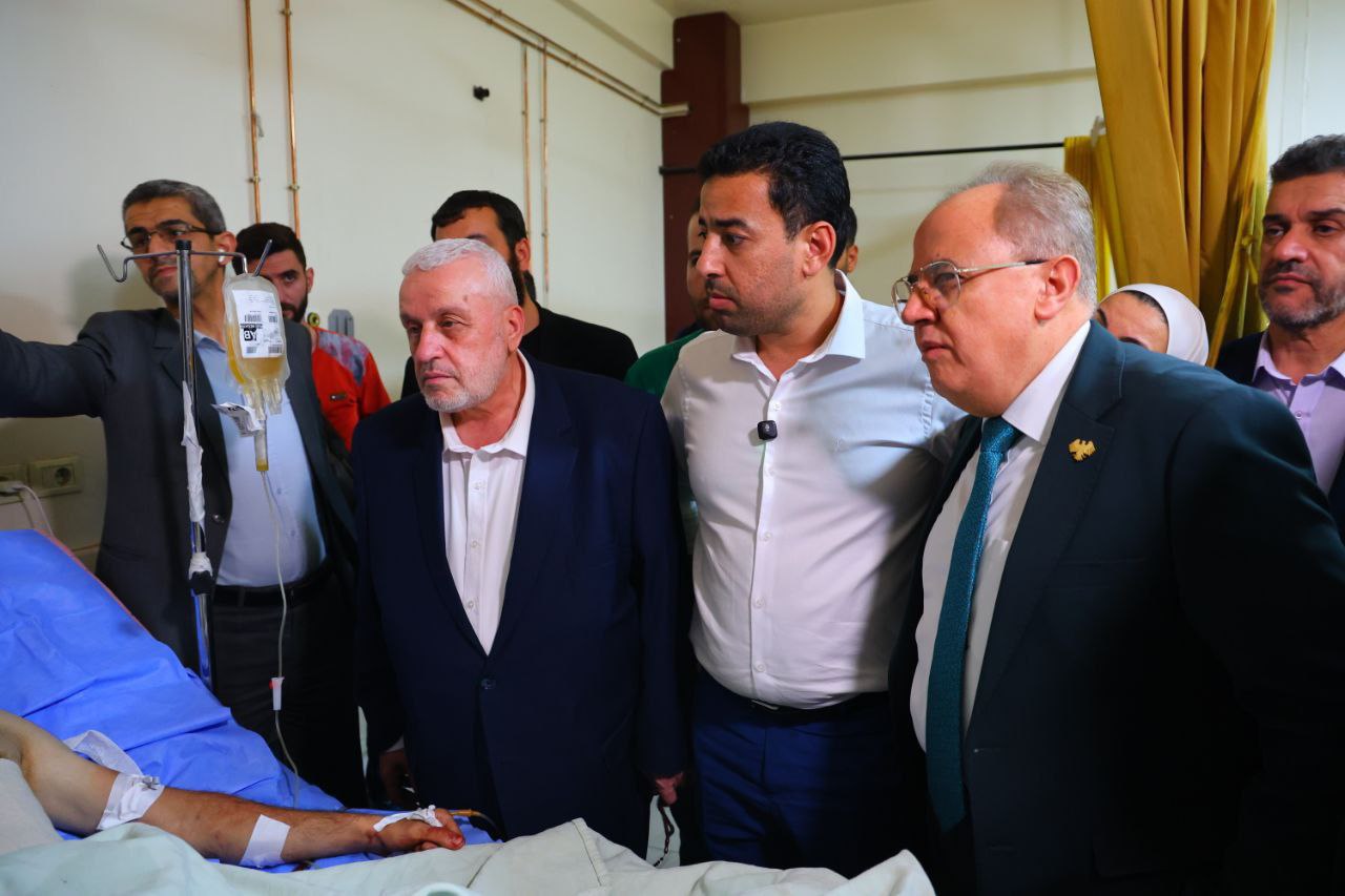 أجرى وزير الصحة الدكتور "مصعب العلي"جولة تفقدية لمستشفيي المواساة والمجتهد في دمشق