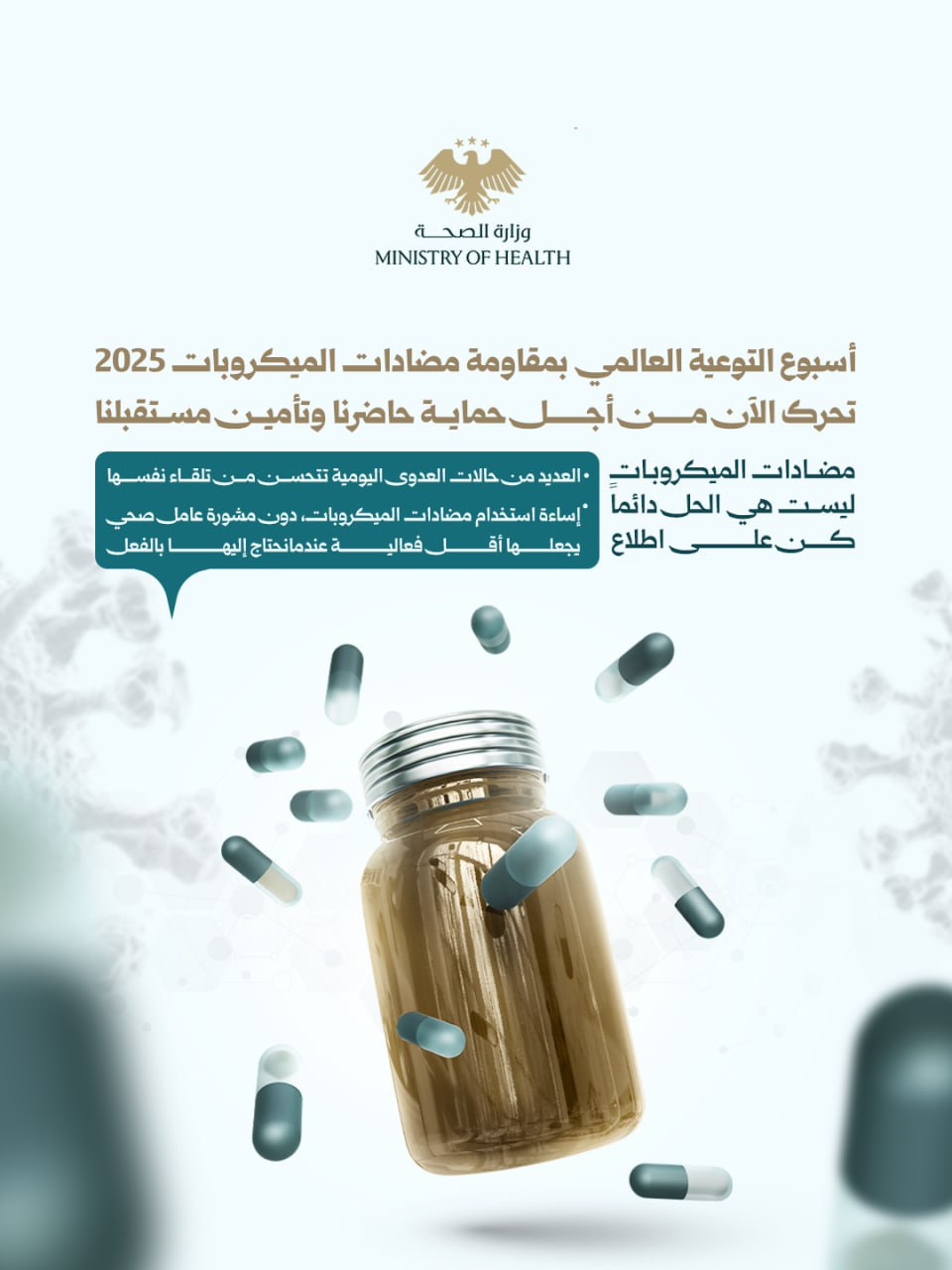 أسبوع التوعية العالمي بمقاومة مضادات الميكروبات 2025