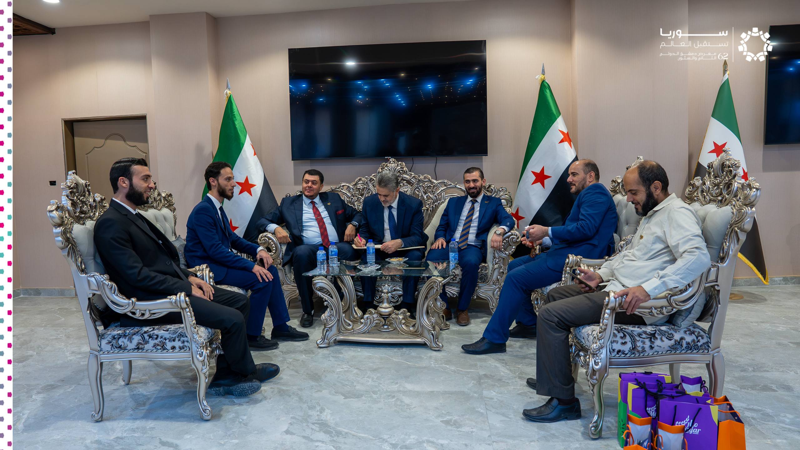 لقاء مميز في معرض دمشق الدولي 2025 مع معاونَي وزير الصحة