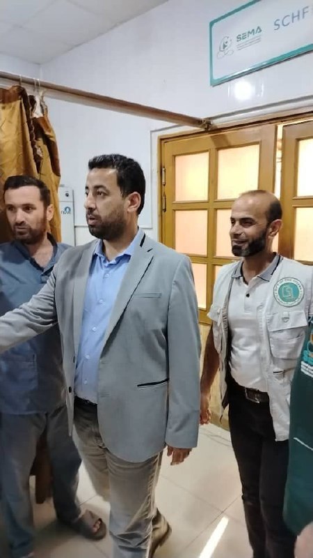 أجرى وزير الصحة جولة تفقدية إلى مستشفى الرحمة في مدينة دركوش بريف إدلب الغربي