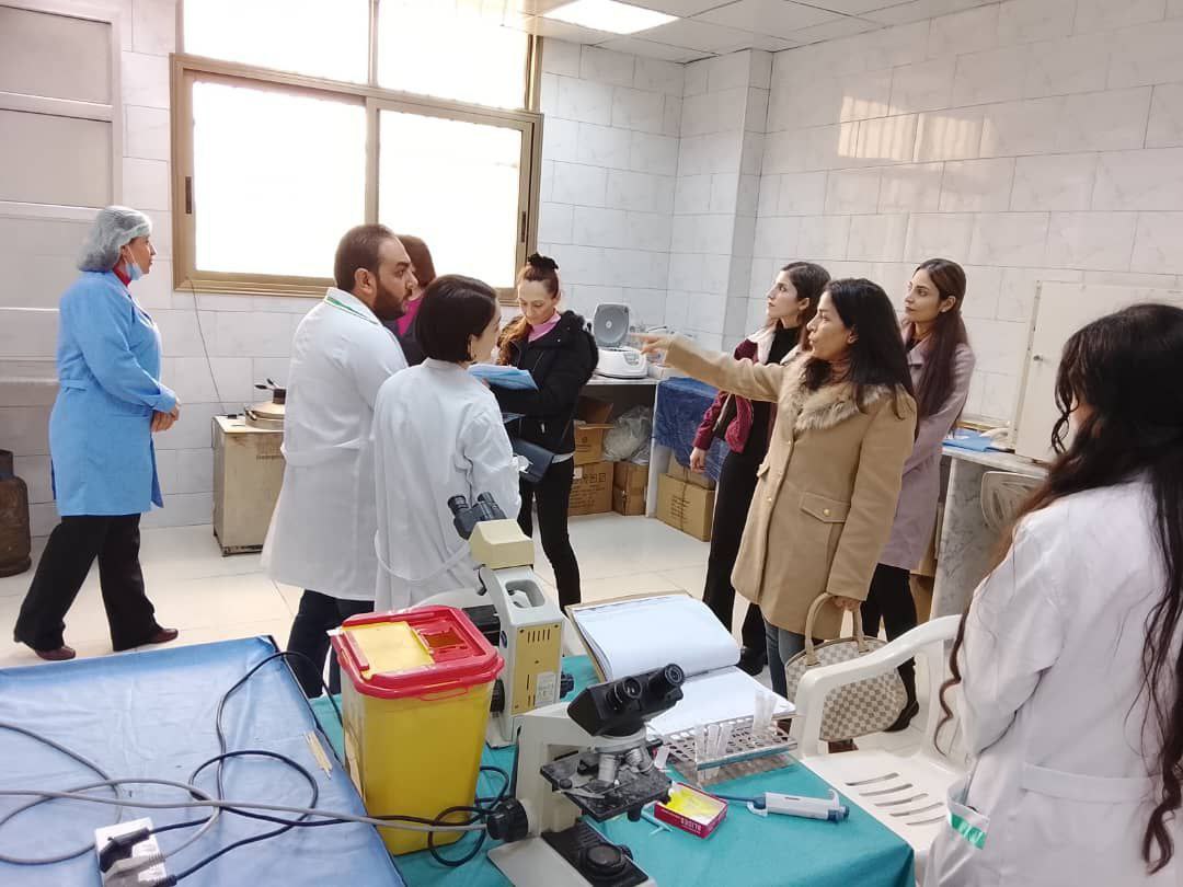 مديرية صحة طرطوس تقوم بجولة تفقدية في المشفى الوطني